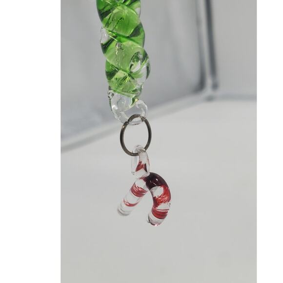 Hand Blown Glass Snowman Ornament Polka Dot Hat, PREOWNED, EUC - Picture 4 of 5